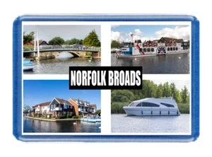 Norfolk Broads Kühlschrankmagnet - groß (7 cm x 4,5 cm) - tolle Geschenkidee - Tourismus - Bild 1 von 1