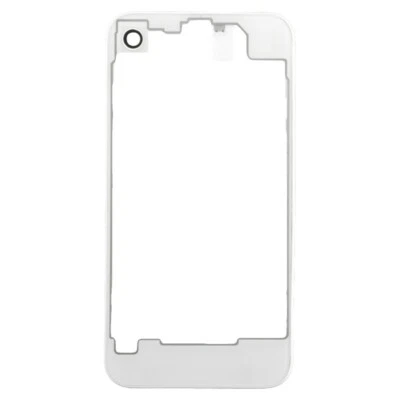 Puerta con Marco para Apple iPhone 4 CDMA Transparente/Blanco Panel Trasero Cubierta Foto 1 de 2