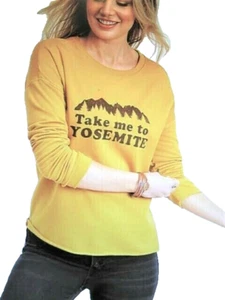 Maurices~Nuevo Con Etiquetas~Plover Gráfico Parque Yosemite Dorado Soleado~Talla X-Pequeña - Imagen 1 de 13