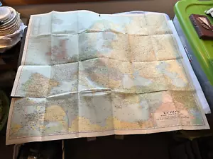 Map of Europe and The Near East, 1929 National Geographic Magazine, 38" x 34" - Picture 1 of 9