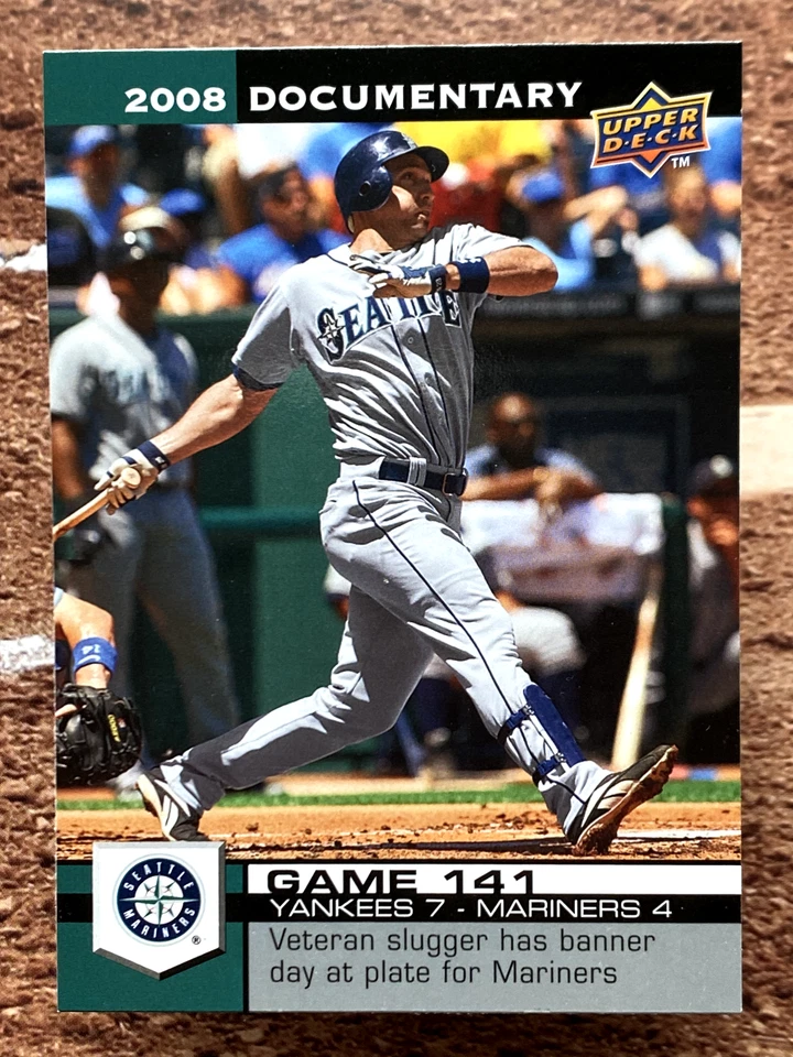 2008 Upper Deck Documentary Raul Ibanez #4244 - Image 1 of 2