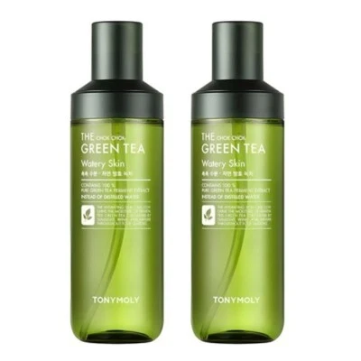 TONY MOLY The Chok Chok Green Tea Moisture Skin, 180ml (6.08oz) x 2ea K Beauty S - Image 1 of 4