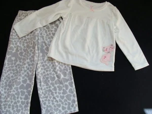 Nuevo con etiquetas Pijama de lana de Carter para niñas talla 4 invierno Pjs gatito pantalones de dormir 2 piezas NUEVOS - Imagen 1 de 1