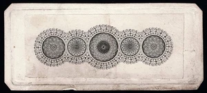 c.1840 Perkins Bacon Intricate Engine-Turned Pattern on 123 x 56 mm Piece - Picture 1 of 1