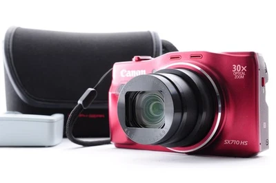 Canon PowerShot SX710 HS Red Excellent+5 Compact Digital Camera 20.3MP Y2845 - Image 1 of 4
