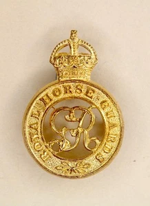 Household Cavalry Cap Badge Royal horse Guards British Army Military GVR - Picture 1 of 2