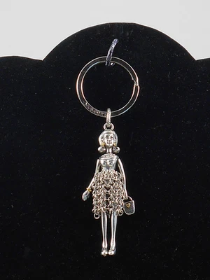 Brighton Plateado FALDA DE MALLA METÁLICA SEÑORA Articulado Niña Llavero Llavero Foto 1 de 2