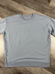 Lululemon Perfectly Oversized Crew Sweatshirt Logo Womens Size 8 - Picture 1 of 9