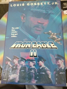 Iron Eagle II Laserdisc LD Nice Shape NOT DVD Louis Gossett, Jr. PG 1988 - Picture 1 of 4