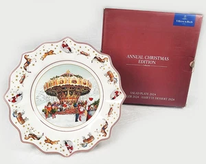 Villeroy & Boch Annual Christmas Edition Collection Salad Plate 2024 Limited LE - Picture 1 of 10