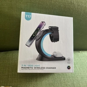 3 in 1 Magnetic Wireless Charger NEW - Zdjęcie 1 z 4