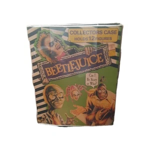 Figuras de acción de juguete con estuche portador de coleccionistas Beetlejuice 1990 raras de colección nuevas - Imagen 1 de 5