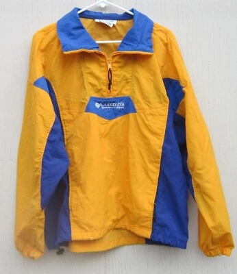 Chaqueta cortavientos COLUMBIA HOMBRE MEDIANA Nylon Poliamida NARANJA/AZUL Ciclismo Foto 1 de 4