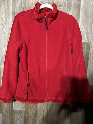 Green Tea Faux Fur Jacket Women Size Large   Foto 1 de 4