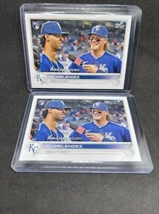 MJ Melendez 2022 Topps Update Rookie Debut Kansas City Royals US73 ⚾ x2 - Picture 1 of 2