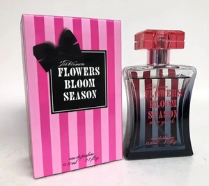 FLOWERS BLOOM SEASON WOMEN EAU DE PARFUM PERFUME 2.7 OZ EBC COLLECTION PINK - Picture 1 of 3