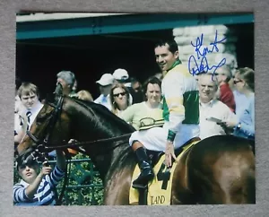 HORSE JOCKEY- KENT DESORMEAUX AUTOGRAPH 8x10 VICTORY PORTRAIT PHOTO #2 - Picture 1 of 1