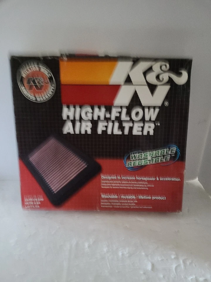 Filtro de aire de alto flujo K&N 33-2206 para Chrysler Dodge Caravan Voyager 2000-2008 Foto 1 de 4