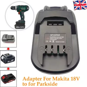 Battery Adapter Converter, For Makita 18V Li-ion to for Parkside 20V Tools New - Picture 1 of 9