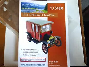 INTERACCIÓN EMPRESAS-ESCALA O-FURGONETA PANEL FORD MODELO T 1911-KIT #0-7509-NUEVO EN CAJA - Imagen 1 de 5