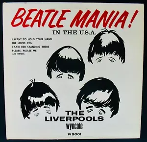 THE LIVERPOOLS~Beatle Mania! In The USA~1964 Mono Vinyl Album (Red Labels)~Top! - Foto 1 di 3