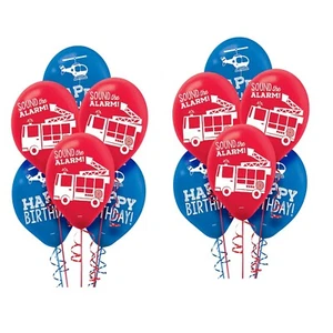 First Responders Latex Balloons POLICE Birthday Decoration Party Supplies ~12ct. - Picture 1 of 3