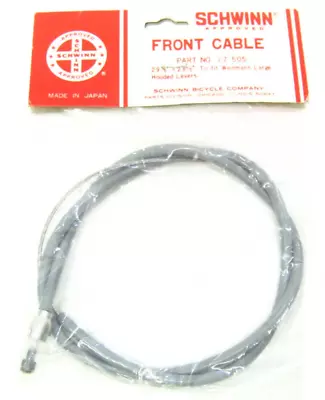 Schwinn # 17 505 Front Road Cable for Varsity, Continental, etc - NOS - Image 1 of 2