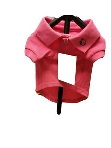 Doggie Design Pink Polo Dog Shirt. Size M. 11-16 Lbs.  Shirt For Dogs