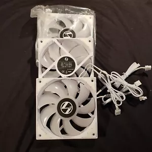Wentylator Lian-Li ST120-3W biały 12CM wentylatory ARGB 3 szt. opakowanie BEZ KONTROLERA - Zdjęcie 1 z 3