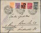 Brasilien 1930 Reko-Brief Erstflug Europa MiF C9 + 11 Porto Alegre Berlin / 259