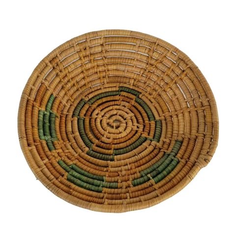 Woven Small Round Wicker Plate/Tray Wall Décor Boho Tray Cover