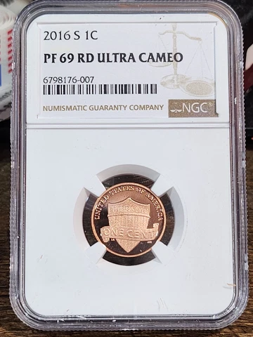 2016 S Lincoln 1c, NGC Certified PF 69 UCAM RD, 007 Cover