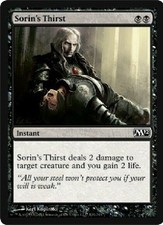 4x MTG: Sorin's Thirst - Black Common - Magic 2012 - M12 - Magic Card
