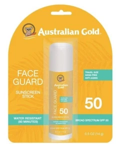 Australian Gold Face Guard SPF 50 Water Resistant Anti Aging 3X0.5OZ SHIPS FREE! - Picture 1 of 2