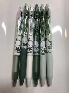 Pochacco Gel Pen Set of 6 Black Ink 0.5mm - Picture 1 of 2