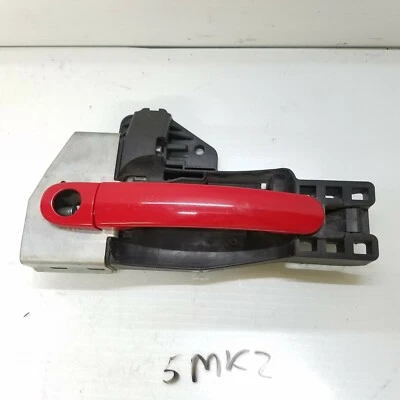 Manija de puerta exterior izquierda del lado del conductor Audi TT 2008-2009 roja OEM 8J0837885 Foto 1 de 4