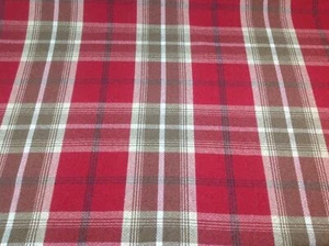 Storage Footstool Balmoral Tartan Check Fabric Pouffe Amethyst Purple Lilac - Picture 1 of 55