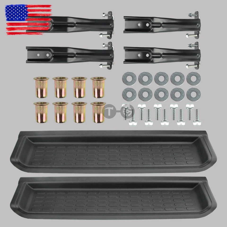 For All 2001-2006 Jeep Wrangler TJ Pair Side Step Nerf Bar Running Board - Image 1 of 4