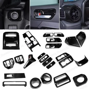 Black Gear Shift Air Vent Outlet Cover Trim For Toyota Land Cruiser 2024 2025 - Picture 1 of 34