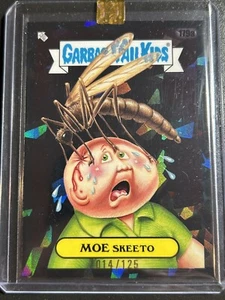 Topps Garbage Pail Kids GPK Sapphire Card BLACK Refractor 179a Moe Skeeto 14/125 - Bild 1 von 2