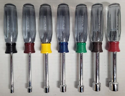 Husky 279-998 7pc SAE Nut Driver Set - 1/2" 7/16" 3/8" 11/32" 5/16" 1/4" 3/16" - Изображение 1 из 4