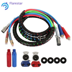 Conjunto de envoltura de 15 pies 3 en 1 para semirremolque/tractor/remolque conjuntos de manguera de línea de aire - Imagen 1 de 9