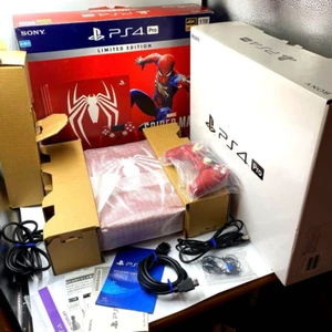 Sony PS4 Pro Spider-Man Limited Edition Console 1TB Region Free from Japan - Picture 1 of 13