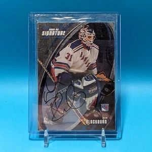 Dan Blackburn - 2002-03 ITG Be A Player Signature Series #172 Auto - NY Rangers - Picture 1 of 2