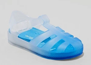 KLEINKIND GRÖSSE 5 UNISEX KATZE & JACK KLETTVERSCHLUSS MATSCHIG WASSERSCHUH SANDALEN, BLAU - Bild 1 von 5