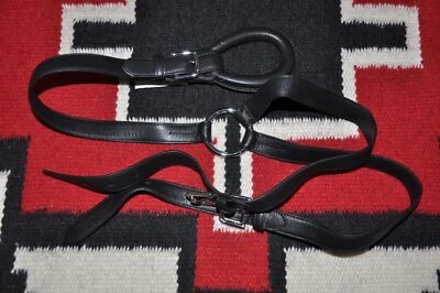 Cinturón de Cuero Ralph Lauren Colección Etiqueta Púrpura Hecho en Italia Pasarela Moda Foto 1 de 4