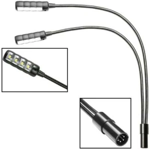 ADAM HALL SLED2 ULTRA XLR 4 pol 4 COB LED 2-armige Schwanenhals Lampe Leuchte - Bild 1 von 7