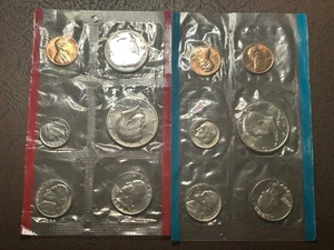 1972 Uncirculated Coin Set No Envelope - Picture 1 of 2
