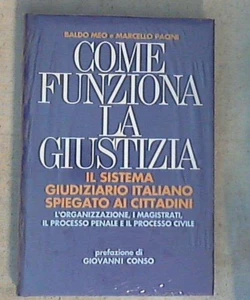 26231 Come funziona la giustizia / Baldo Meo, Marcello Pacini - Copertina rigida - Imagen 1 de 1