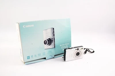 Canon IXUS 80 IS Digital Compact Camera Working w/ Canon 3x Optical IS Zoom Lens - Image 1 of 4